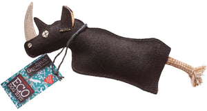 Green & Wilds Ronnie Rhino (Eco Dog Toy)