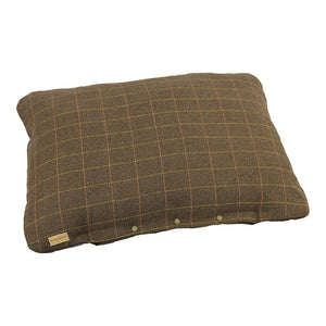 Earthbound Flat Cushion Tweed Bed