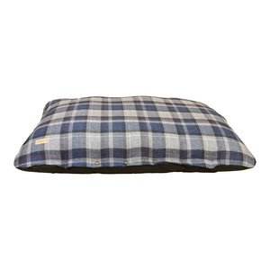 Earthbound Flat Cushion Tweed Check